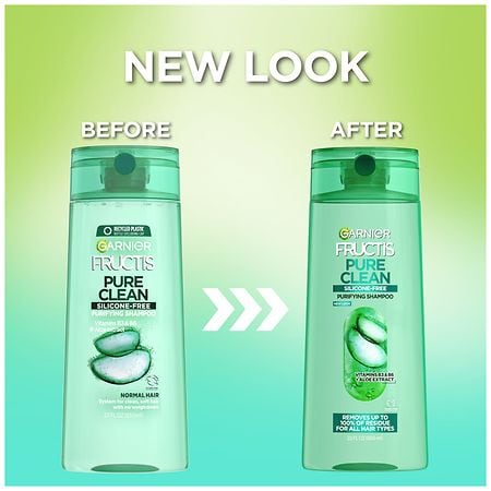 Garnier Fructis Pure Clean Shampoo, All | Types Walgreens Hair for Purifying