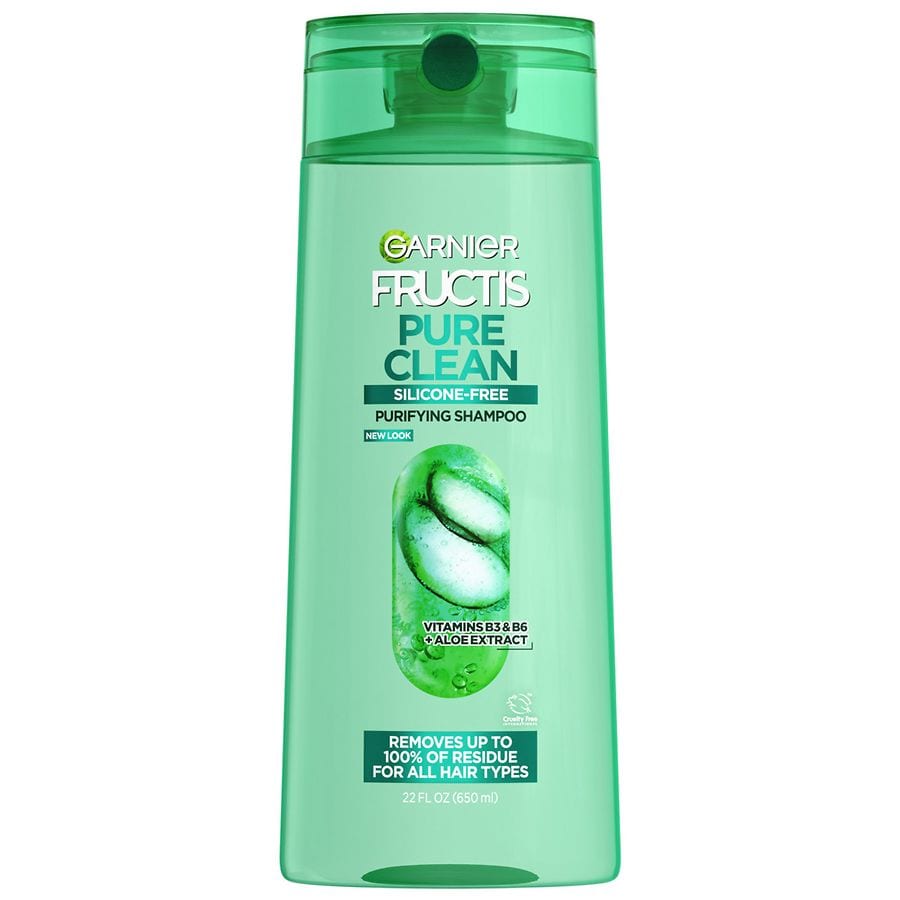 Pure | Fructis for Types Garnier All Hair Purifying Clean Walgreens Shampoo,