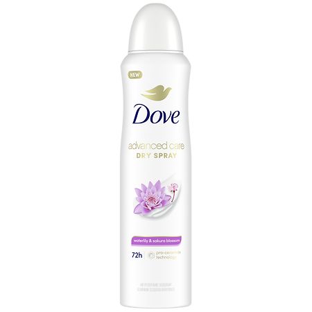 Dove Nourishing Secrets Dry Spray Antiperspirant Waterlily & Sakura Blossom