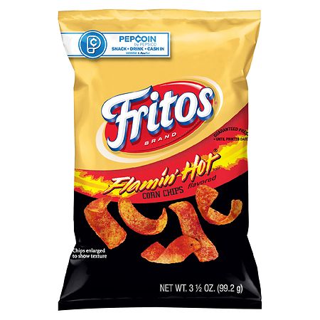 Cheetos Crunchy Flaming Hot Chips 50g Online at Best Price, Corn Based  Bags