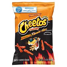 Cheetos® Flamin' Hot Limon Crunchy Cheese Flavored Snacks, 1 oz - Kroger