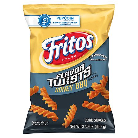 Fritos Flavor Twists Corn Snacks Honey BBQ