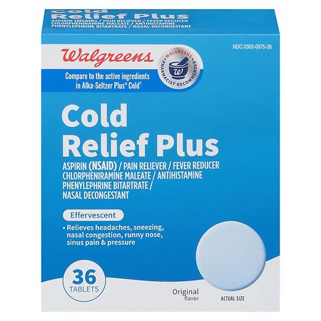Walgreens Cold Relief Plus Original