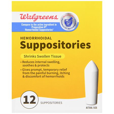 Boots Haemorrhoid Relief Suppositories – 12 suppositories - Boots
