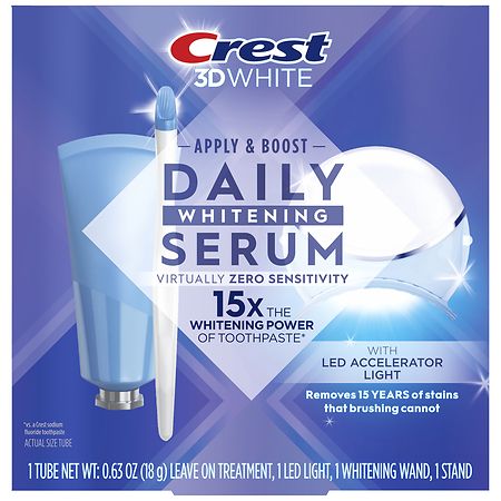 Crest 3D Whitening Serum with LED Light Teeth Whitening Treatment