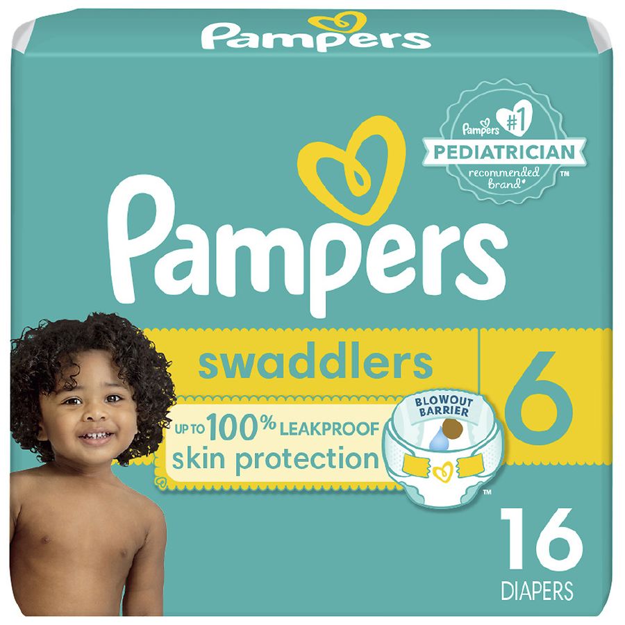 Pampers Couches Pampers Swaddlers Overnight, taille 5, 50 couches