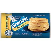 Pillsbury Grands Butter Tastin' Flaky Layers Biscuits Butter Tastin ...