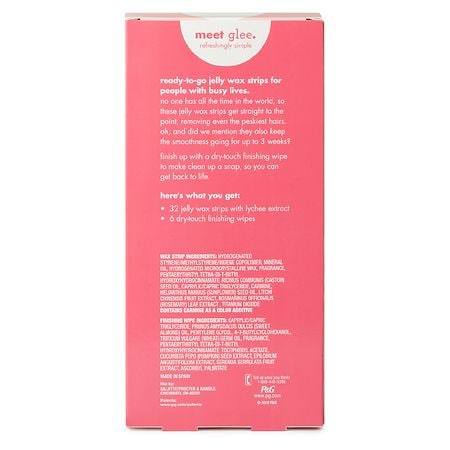 Glee Body Wax Hair Removal Strips