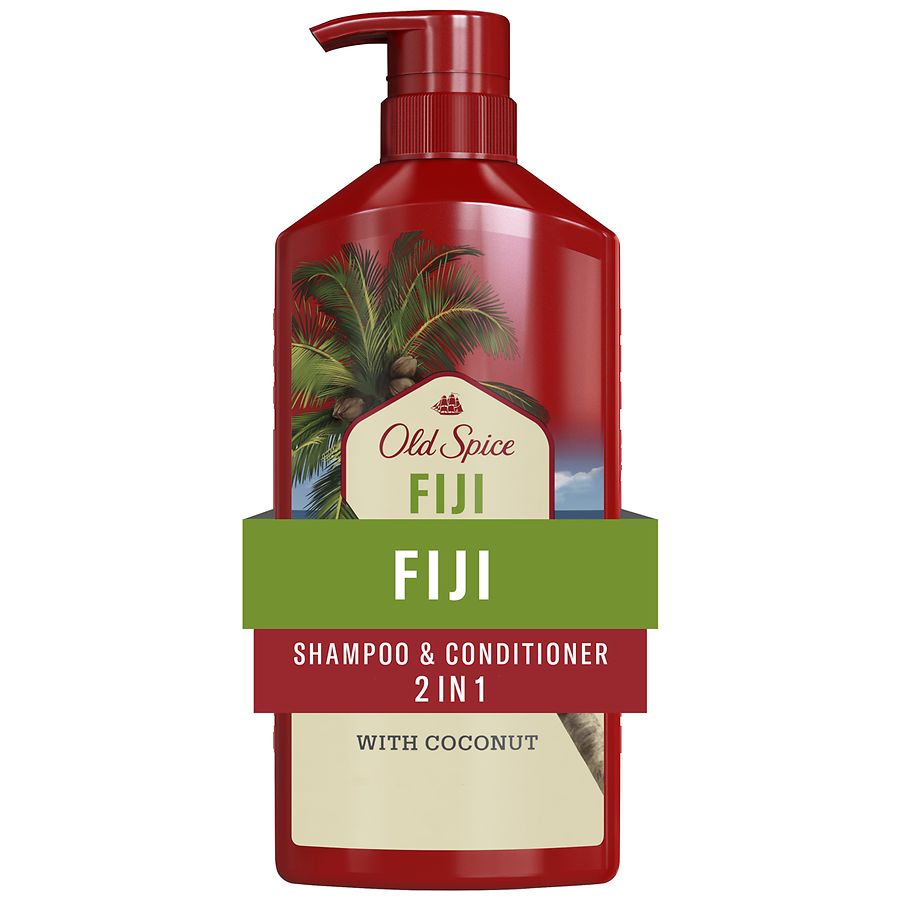 Old Spice 2in1 Shampoo and Conditioner for Men Fresh Coconut and Tropical Wood