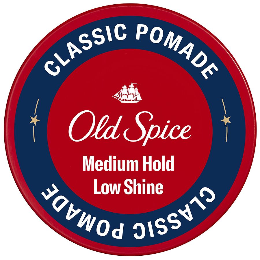 Old Spice Classic Pomade for Men, Medium Hold with Low Shine Coconut ...