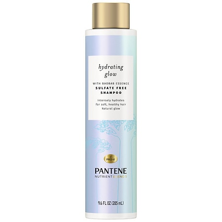 Pantene Nutrient Blends Hydrating Glow with Baobab Essence Shampoo, Sulfate- and Silicone-free