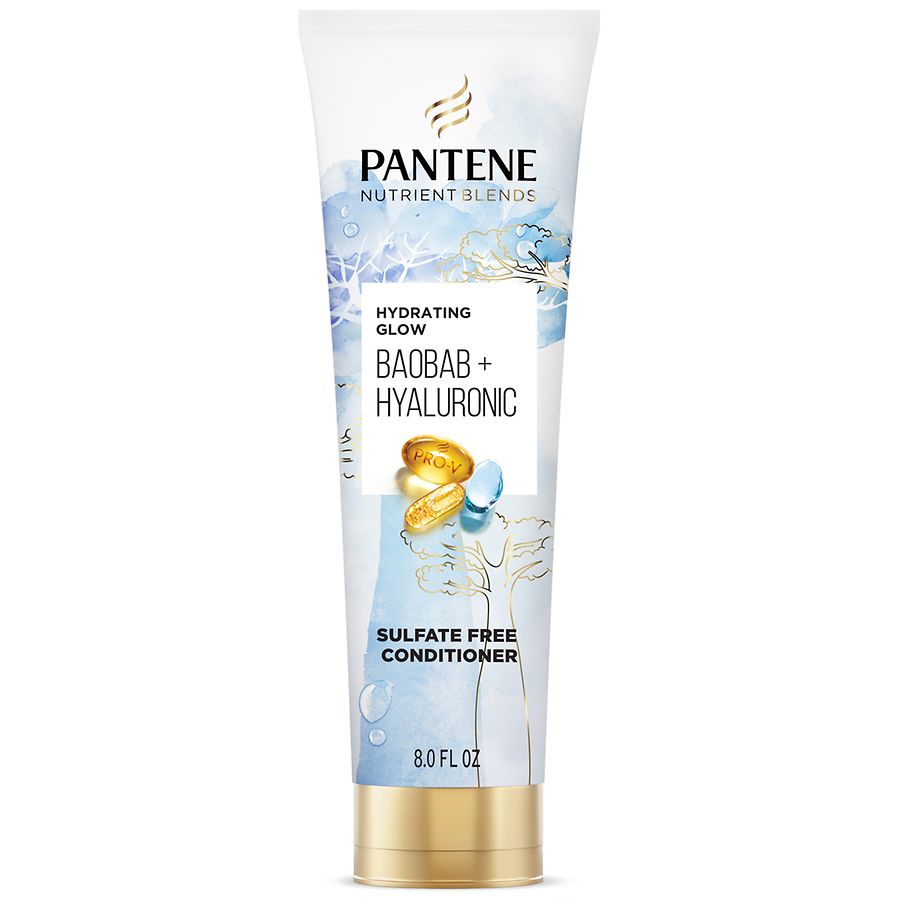 Pantene Nutrient Blends Hydrating Glow Baobab + Hyaluronic Sulfate Free Conditioner Fresh