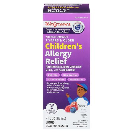 Walgreens Children's Allergy Relief Liquid Berry