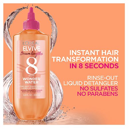 L'Oreal Paris Hair Expertise 8-second Wonder Water Lamellar Rinse-out  Treatment, 200ml, Rince-Cheveux Lamellaire 