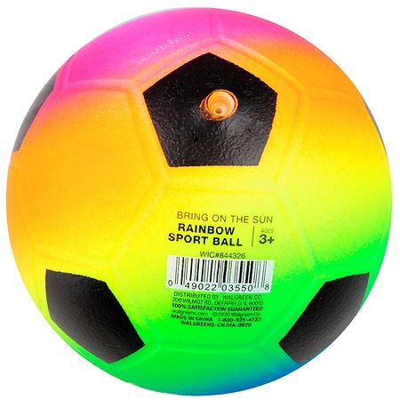 Walgreens Rainbow Soccer Ball