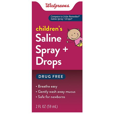 Walgreens Children's Saline Spray + Drops