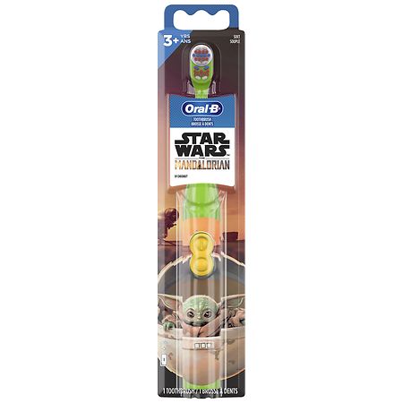 Oral-B Kid's Battery Toothbrush Featuring Star Wars The Mandalorian