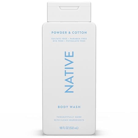 Native Body Wash Powder and Cotton