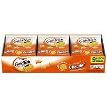 Goldfish Cheddar Baked Snack Crackers Lunch Packs | Walgreens