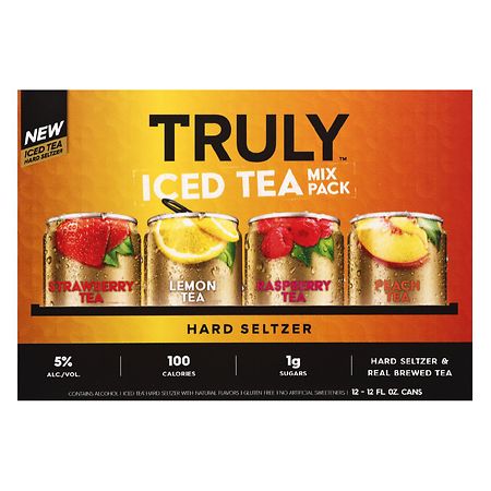 Truly Hard Seltzer, Iced Tea, Mix Pack