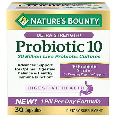 Nature's Bounty Ultra Strength Probiotic 10