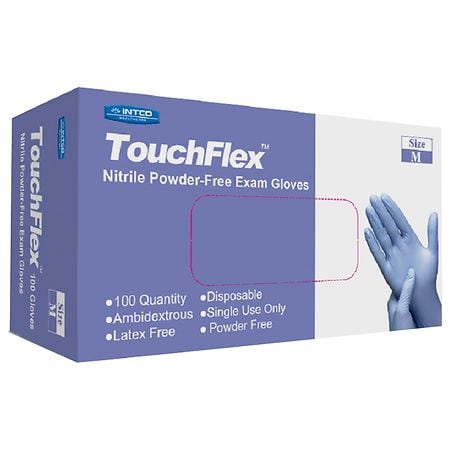 Intco Touchflex Nitrile Powder-Free Exam Gloves