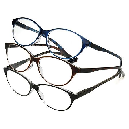 2- Vintage Private Eye High Quality Magnifying Reading Glasses