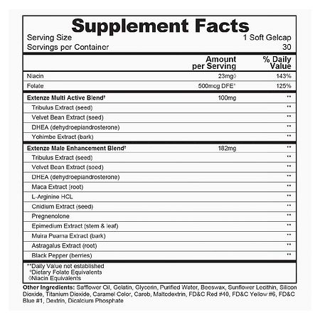Extenze Male Supplement