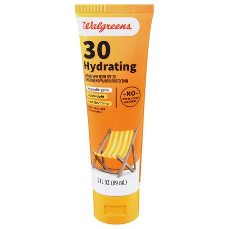 Walgreens Hydrating Sunscreen Lotion SPF 30