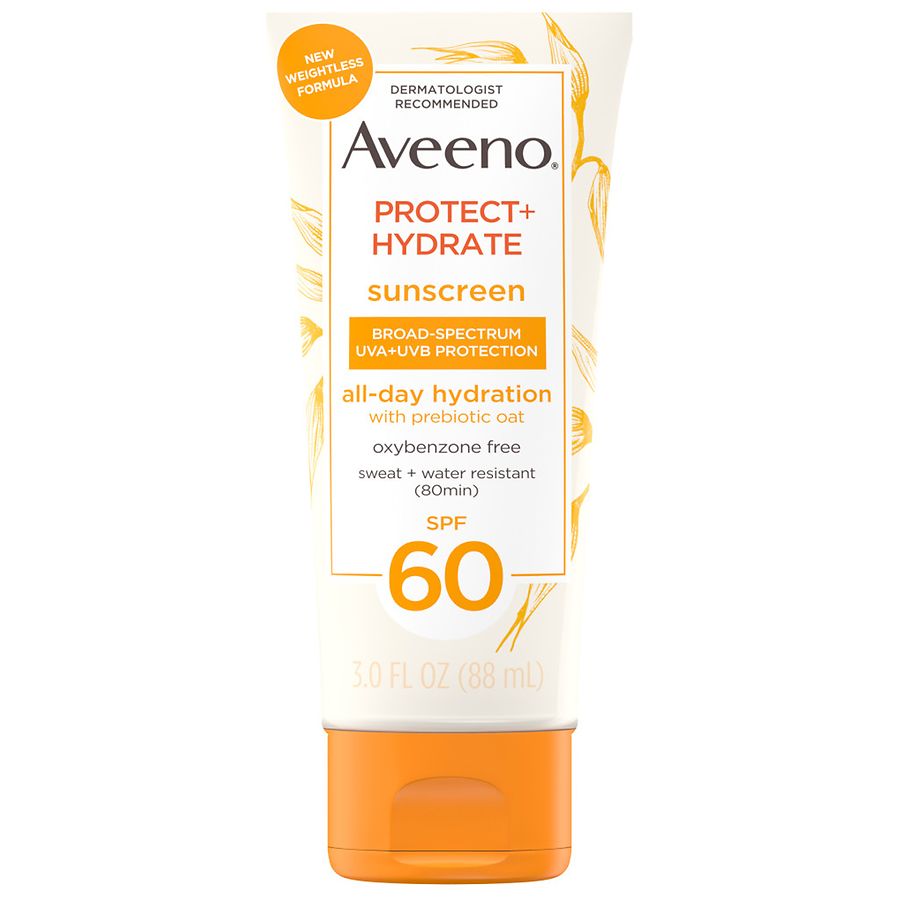 Aveeno Protect + Hydrate Body Sunscreen Lotion With SPF 60