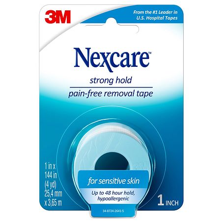 3m Nexcare 1 Inch Flexible Clear Surgical Tape 2 rolls