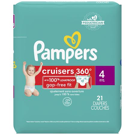 Pampers Cruisers All Night Protection Diapers, Size 7, 84 Ct. 