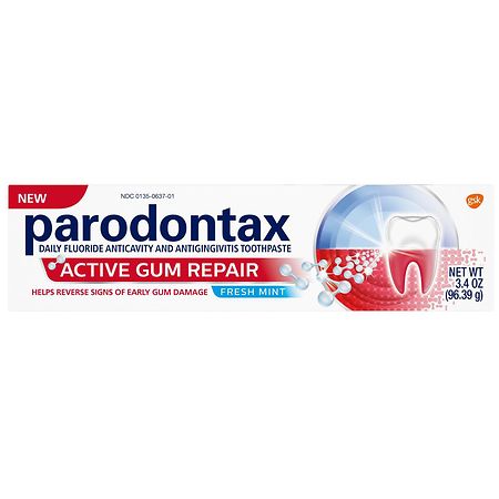 duizend Nominaal Woedend PARODONTAX Active Gum Repair Toothpaste Fresh Mint | Walgreens