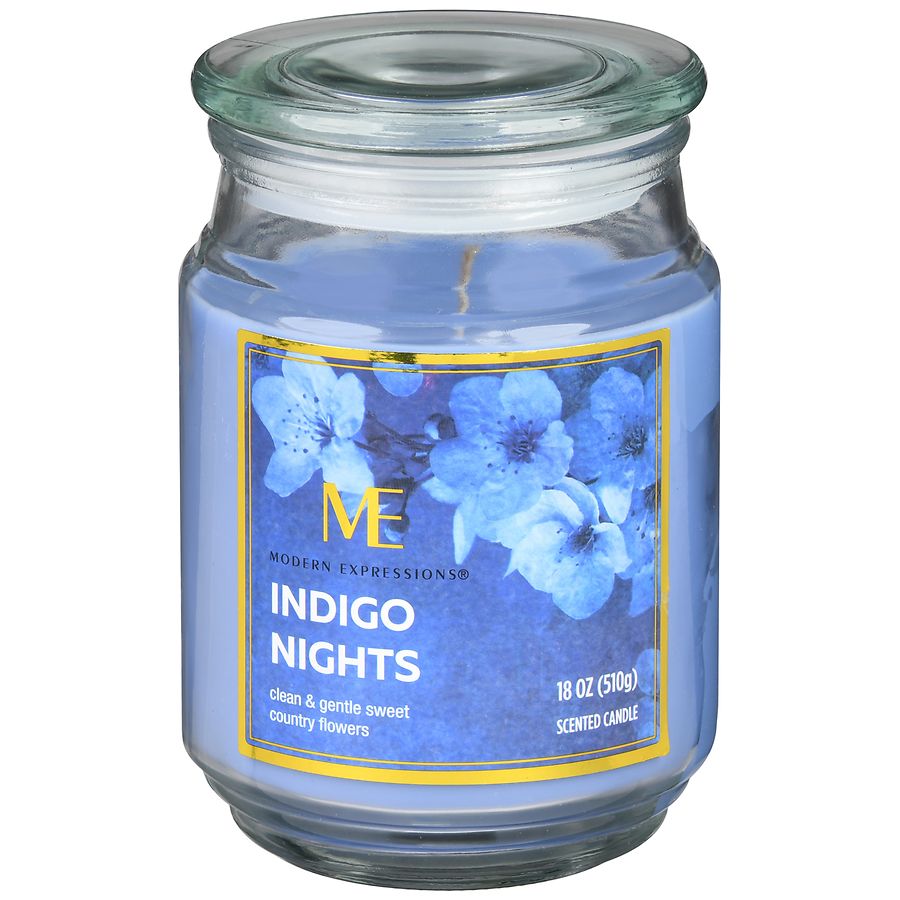 Modern Expressions Woodwick Fragranced Candle Indigo Waves