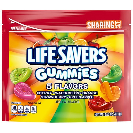 LifeSavers Gummies 5 Flavors Candy, Sharing Size