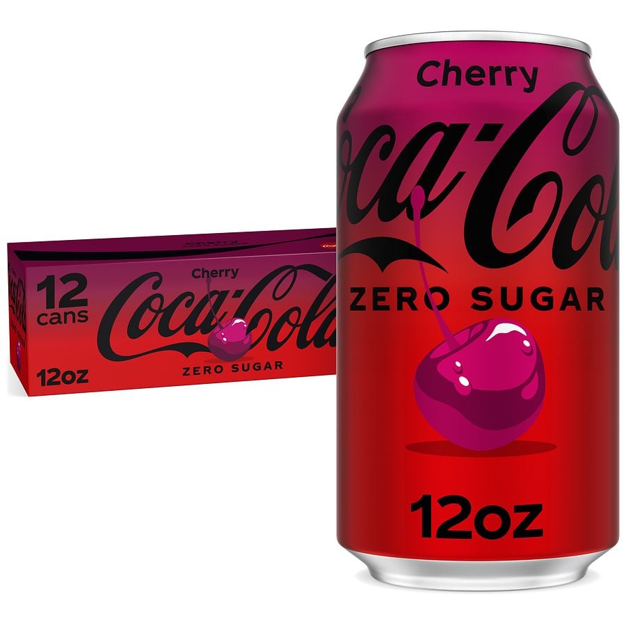 Coca-Cola Soda Soft Drink Fridge Pack Cans Cherry | Walgreens