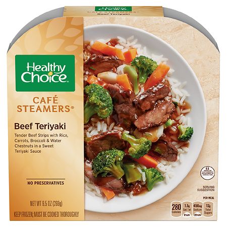 Healthy Choice Cafe Steamers Asian Beef Teriyaki