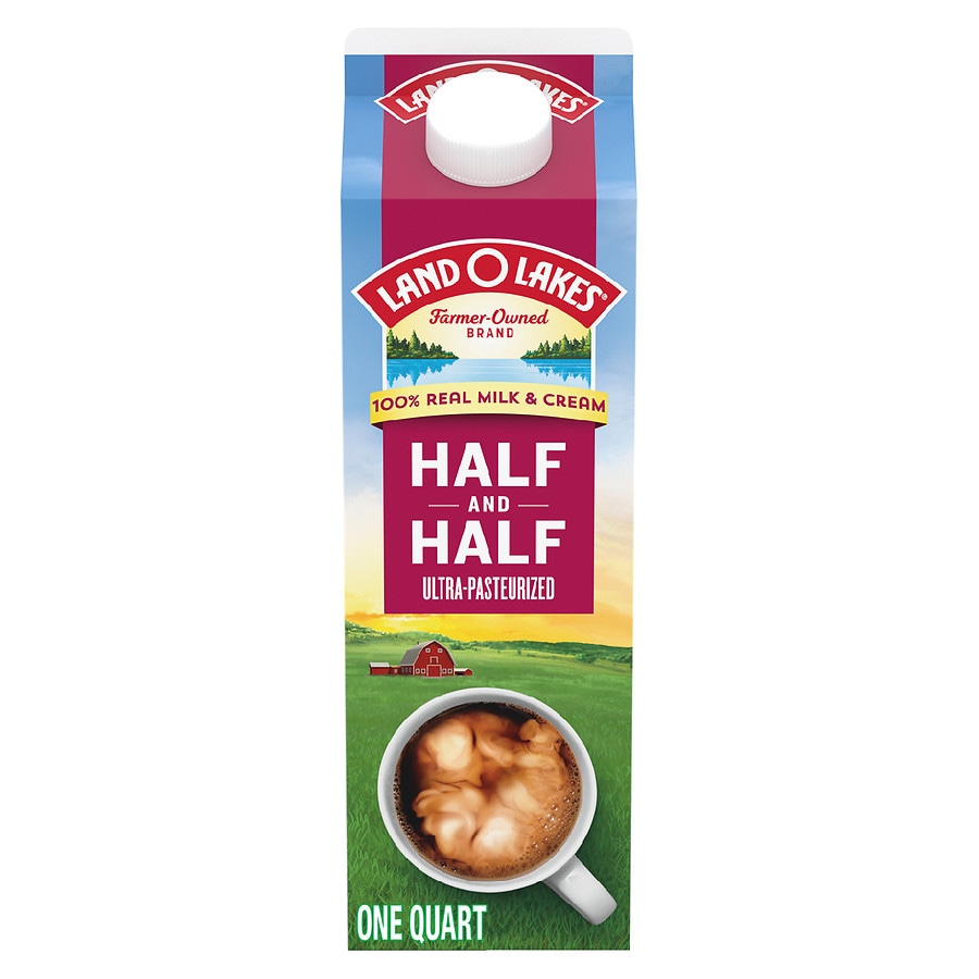 Half & Half, Half Gallon Carton