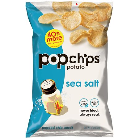 SEA SALT POPPED CHIP SNACK 12 pack 2024 