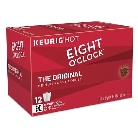 Eight O'clock Coffee The Original Medium Roast K-Cup Pods - 0.34 oz x 12 pack