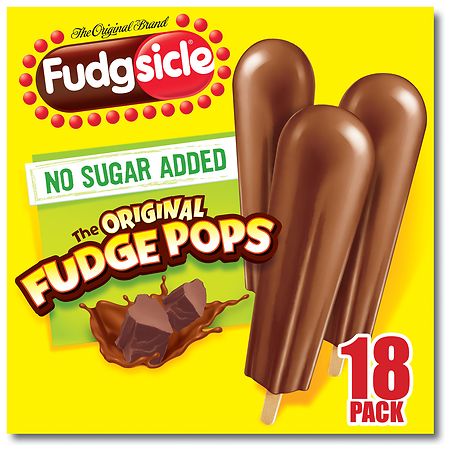 UPC 077567001580 product image for Fudgsicle No Sugar Added Original Fudge Pops - 18.0 ea | upcitemdb.com