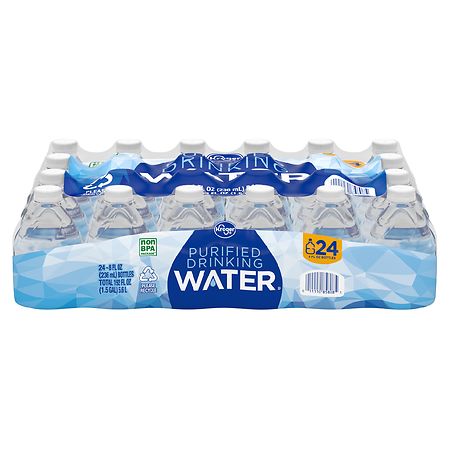 Kroger Purified Water Mini - 8.0 oz x 24 pack