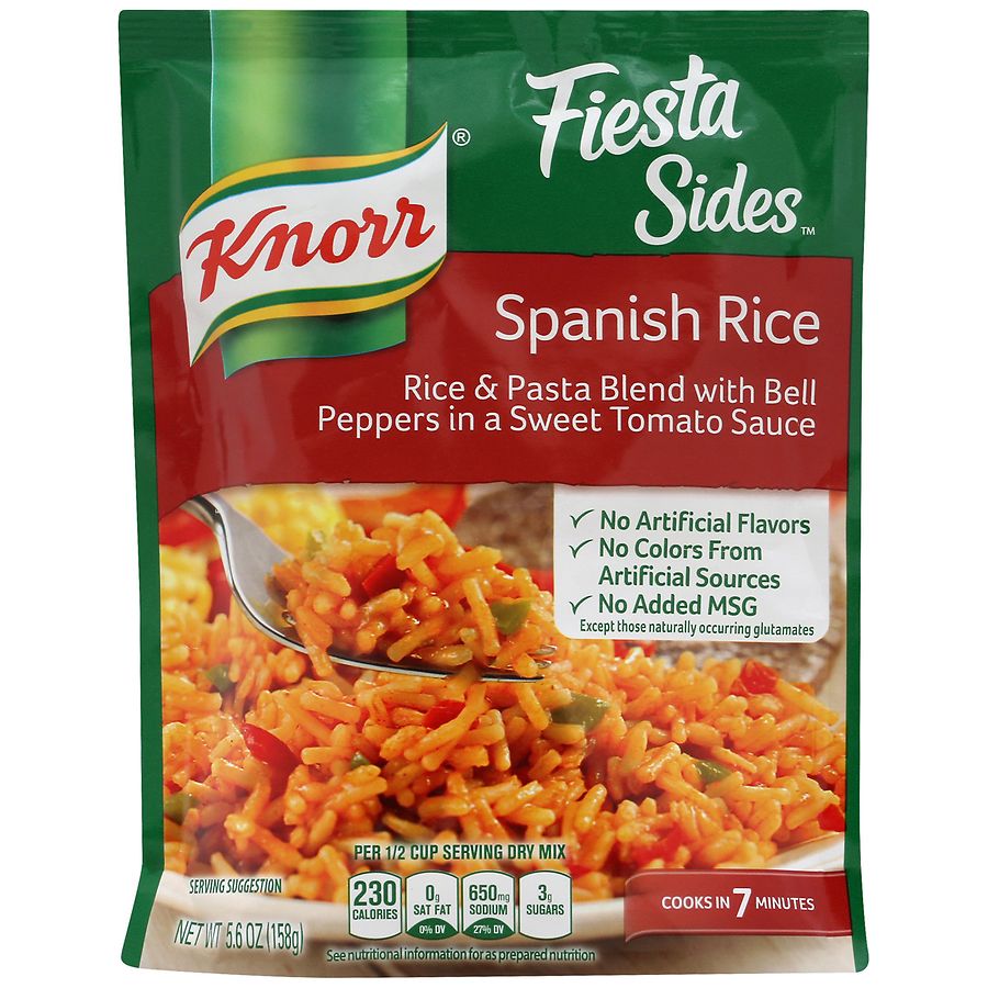 Spanish　Sides　Pouch　Rice　Walgreens　Lipton　Fiesta