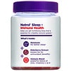 Natrol Sleep+ Immune Health, Melatonin and Elderberry, Gummies Berry-6