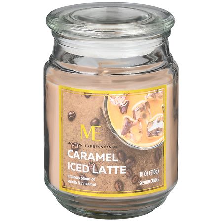Modern Expressions Scented Candle Caramel Iced Latte