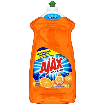 Ajax Liquid Dish Soap, Triple Action Orange