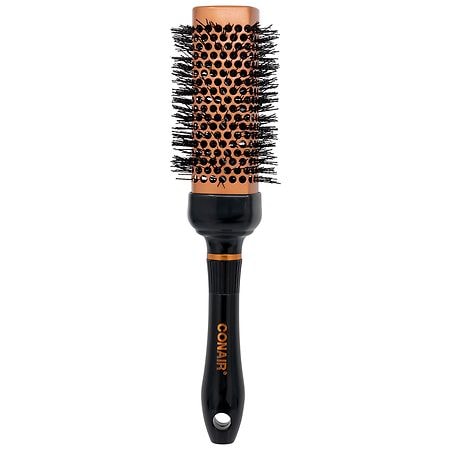 Conair Copper Collection Quick Blow-Dry Thermal Square Hairbrush Copper/ Black
