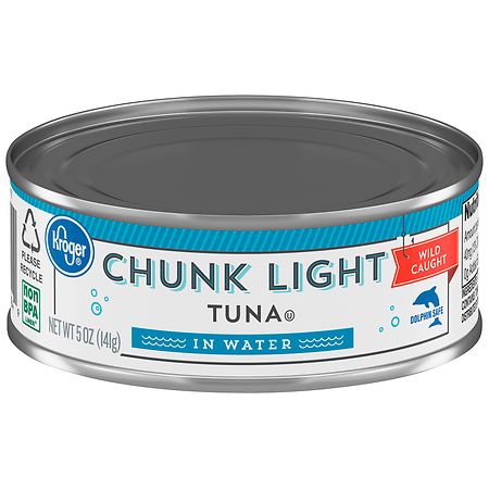 Kroger Wild Caught Chunk Light Tuna in Water - 5.0 oz
