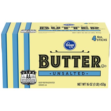 KROGER, UNSALTED BUTTER
