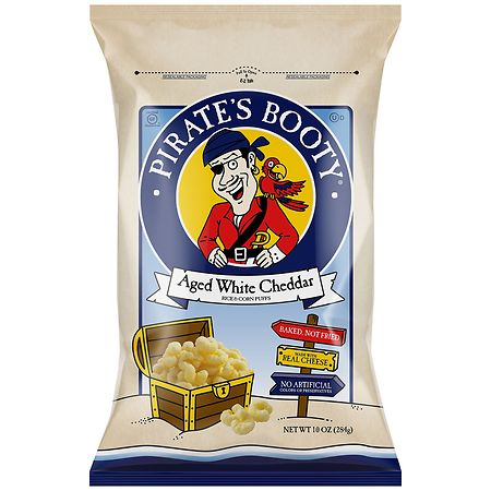 Pirate's Booty Aged White Cheddar Rice & Corn Puffs